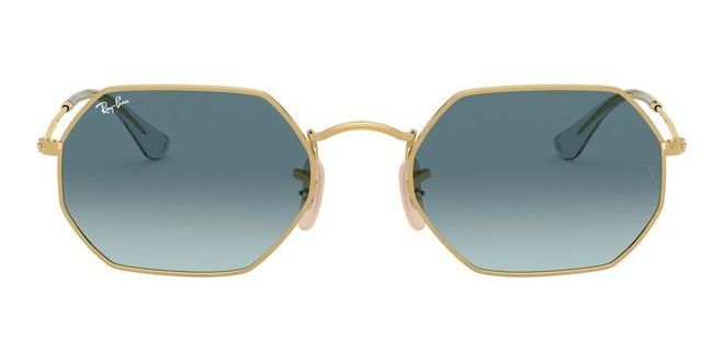Ray-Ban OCTAGONAL METAL RB 3556-N Gold/Blu (91233M)
