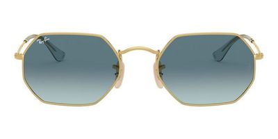 Ray-Ban OCTAGONAL METAL RB 3556-N Gold/Blu (91233M)