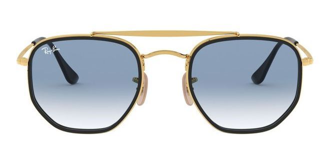 Ray-Ban THE MARSHAL II RB 3648M Gold Black/blue Shaded (9167/3F)