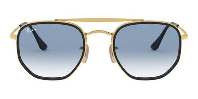 Ray-Ban THE MARSHAL II RB 3648M Gold Black/blue Shaded (9167/3F)