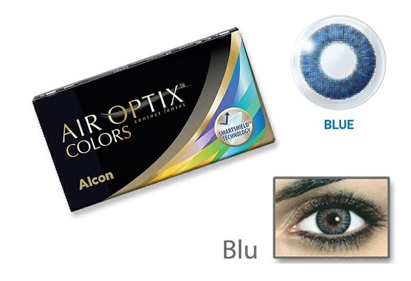 CONTACT LENSES AIR OPTIX COLOR BLUE 2PZ