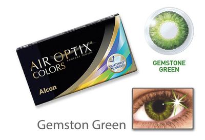 CONTACT LENSES AIR OPTIX COLOR GEMSTONE GREEN 2PZ