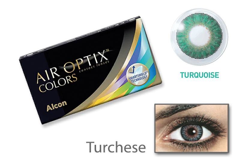 CONTACT LENSES AIR OPTIX COLOR TURQUOISE 2PZ