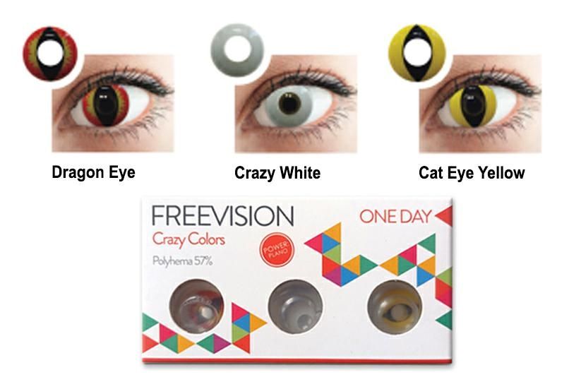 CONTACT LENSES CRAZY LENS DRAGONS ODYSSEY 6 LENSES