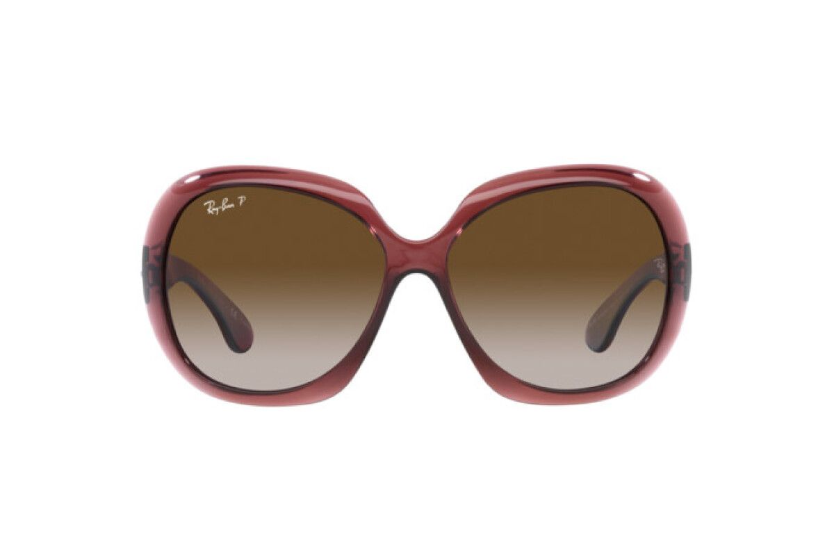 Ray-Ban JACKIE OHH II RB 4098 - Dark Brown Transparent / Gradient Brown Polarized (6593T5)