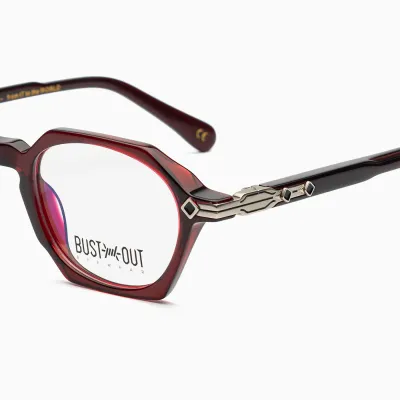 BustOut DOMINIC SILVER - BORDEAUX