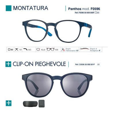 Montatura da Vista Mod. F0596-CENTROSTYLE con CLIP
