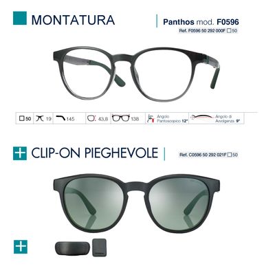Montatura da Vista Mod. F0596-CENTROSTYLE con CLIP