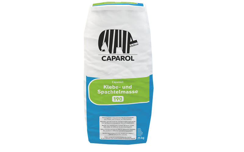 Caparol Capatect Klebe- und Spachtelmasse 190 Grau-Weiß25 kg