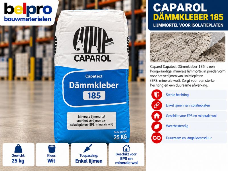 CAPAROL CAPATECT 185 – ISOLATIELIJM VOOR GEVELPLATEN – 25 KG