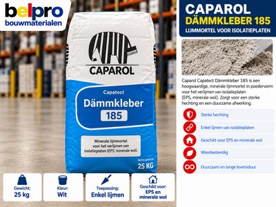 CAPAROL CAPATECT 185 – ISOLATIELIJM VOOR GEVELPLATEN – 25 KG