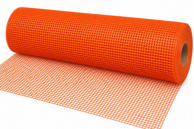 CAPAROL GITEX – GLASVEZEL WAPENINGSNET – ORANJE – 160 G/M² – 55 M²
