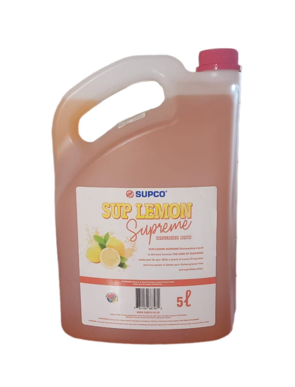 Sup Lemon Supreme Dishwash (4 x5) Liter