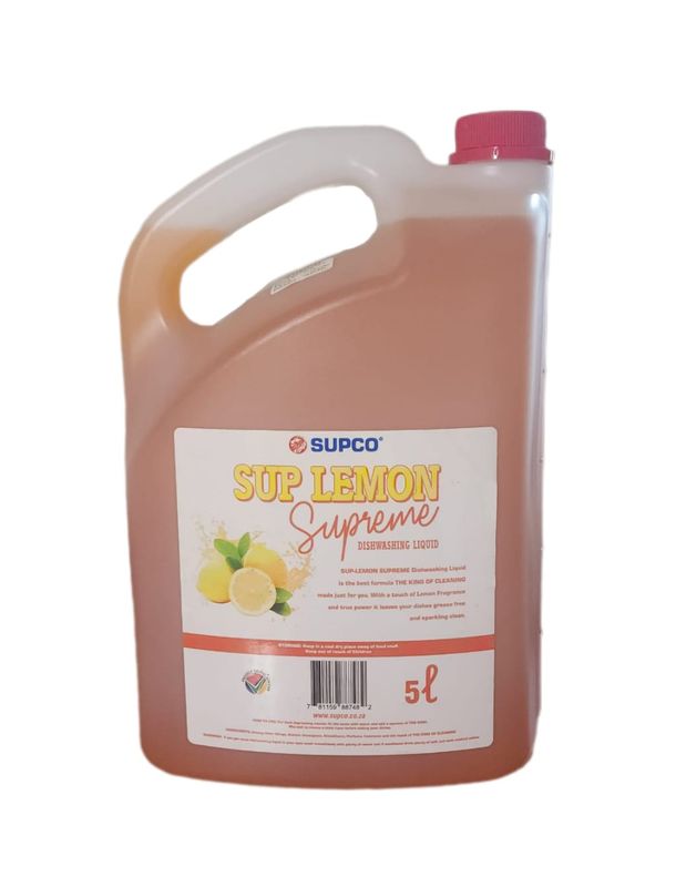 Sup Lemon Supreme Dishwash (4 x5) Liter
