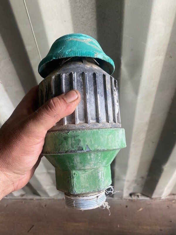 2" irrigation air valve