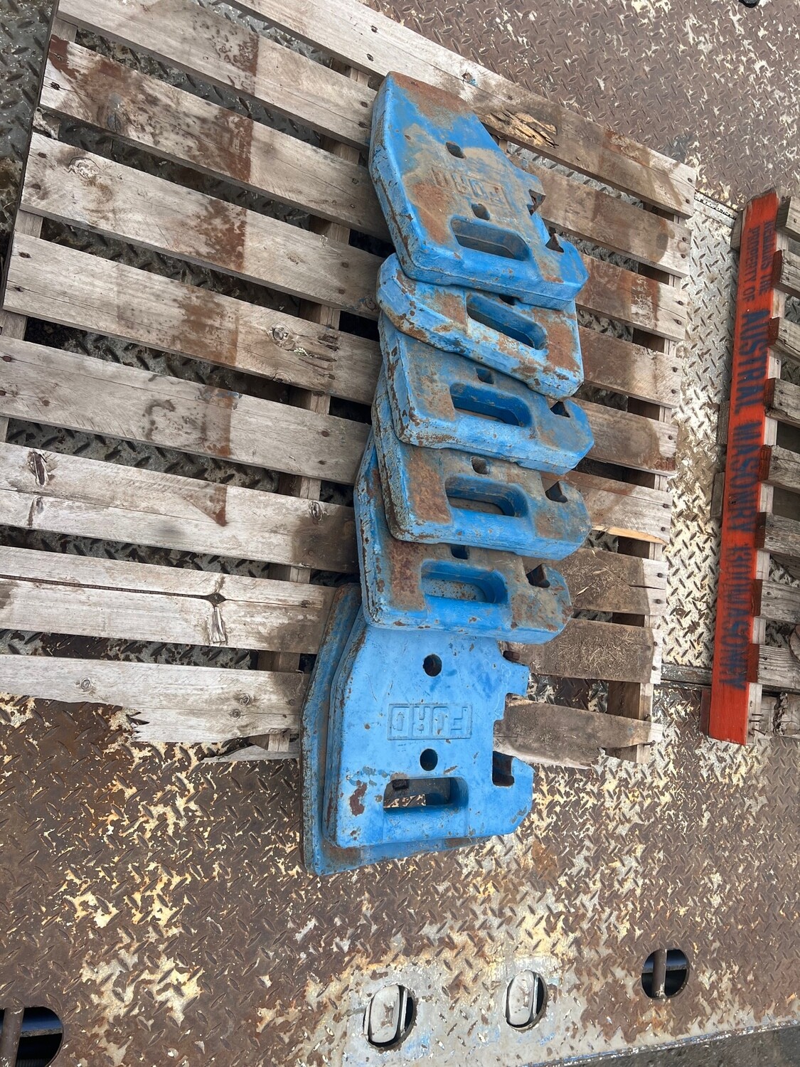 Ford tractor weights x7