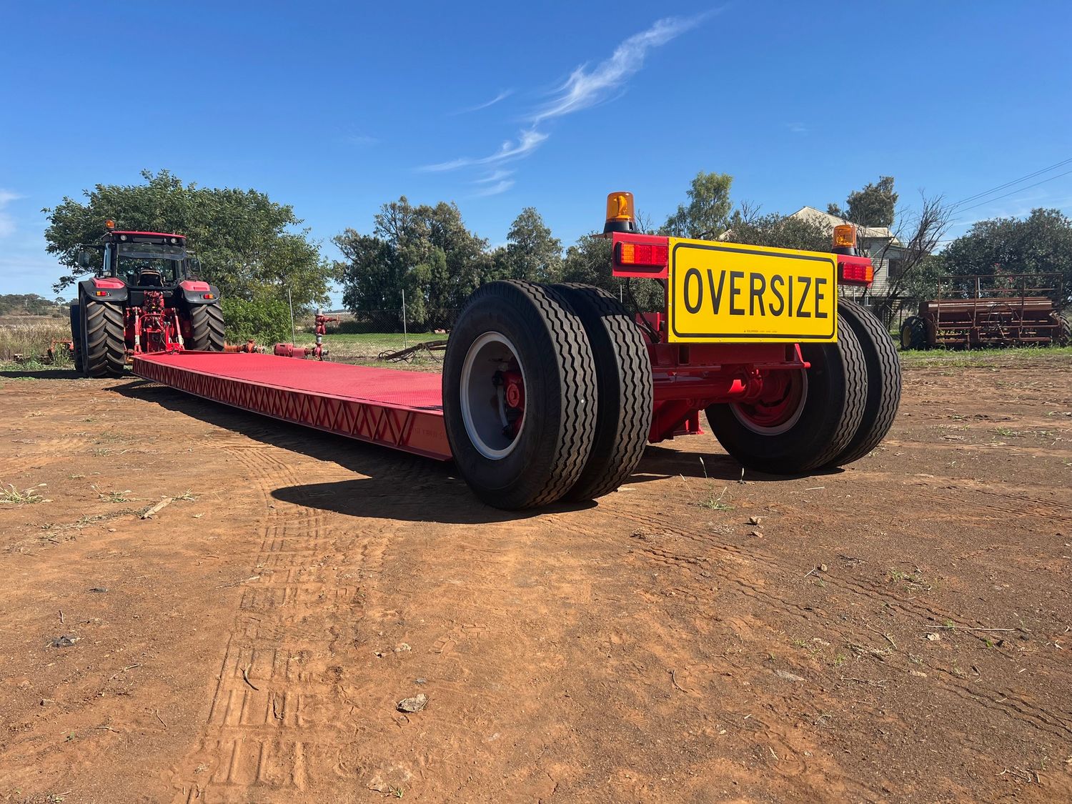 Implement trailer - 10m deck