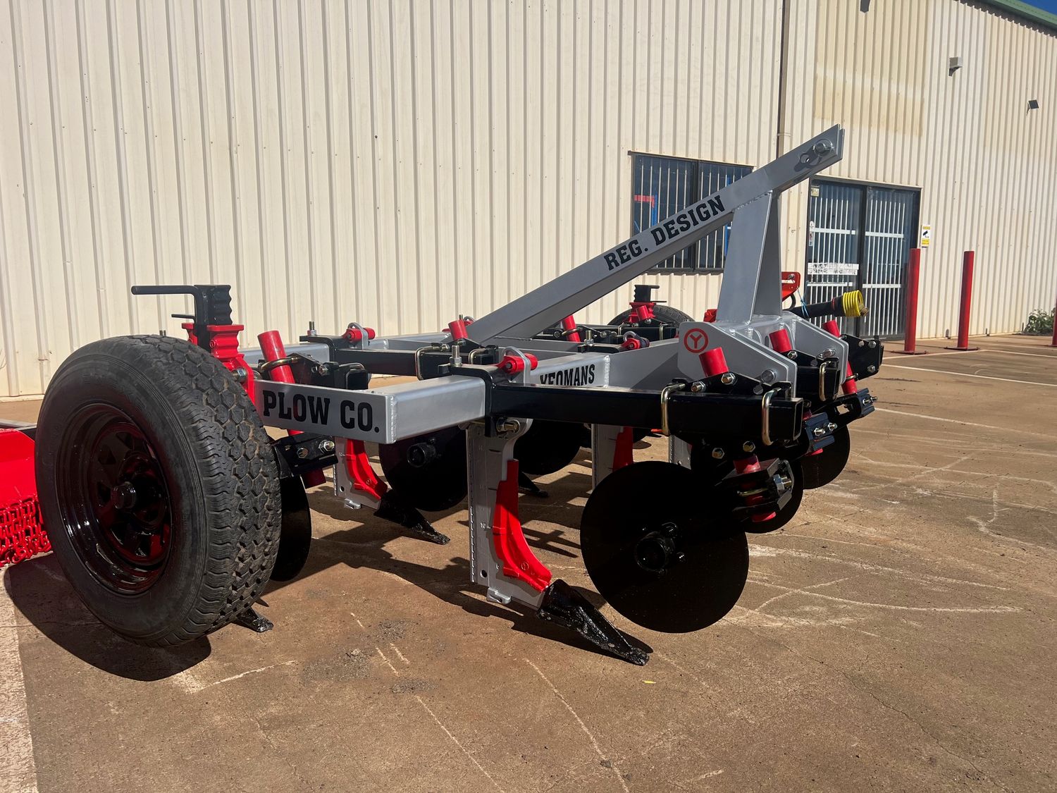 Yeomans 7 tyne ripper w/coulters