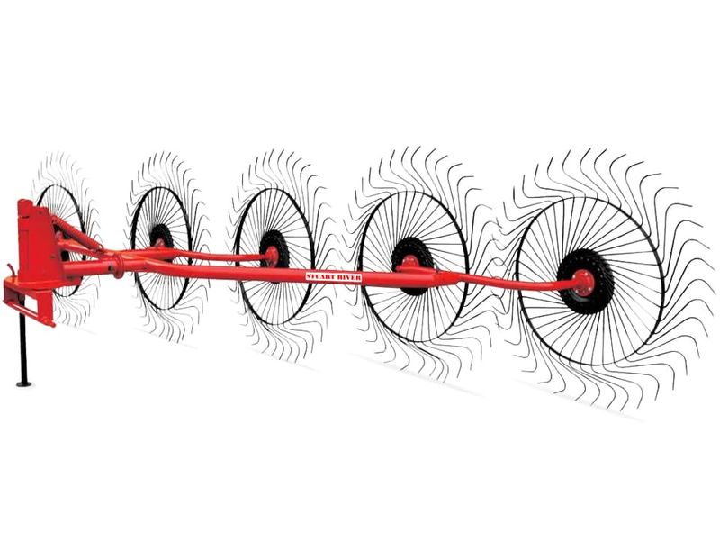 Stuart River 5 Wheel Rake