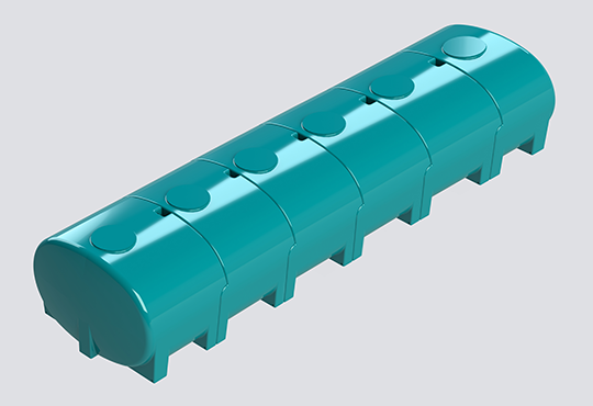 FlexConnex V2 Baffled Modular Tank 24000lit