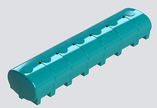 FlexConnex V2 Baffled Modular Tank 28000lit