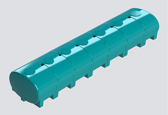 FlexConnex V2 Baffled Modular Tank 30000lit