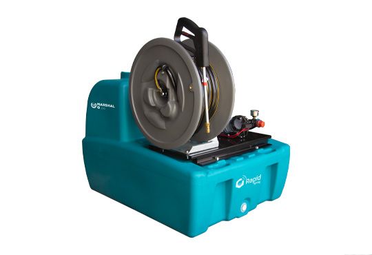 Rapidspray Marshal-Q 250lit w/ Poly Hose Reel