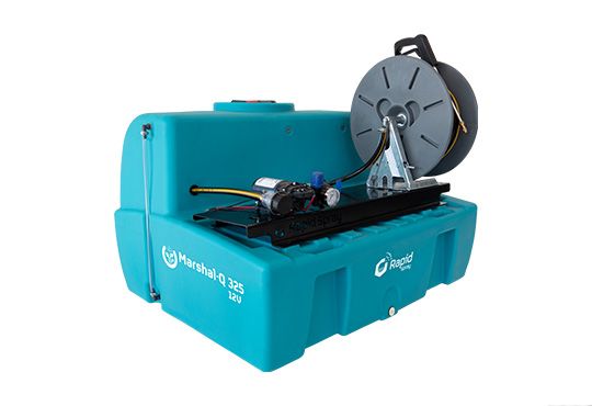 Rapidspray Marshal-Q 325lit w/ Poly Hose Reel