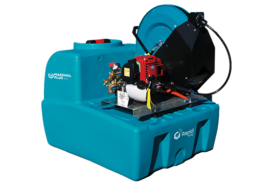 Rapidspray Marshal Plus 250lit w/ 50m Buddy Reel