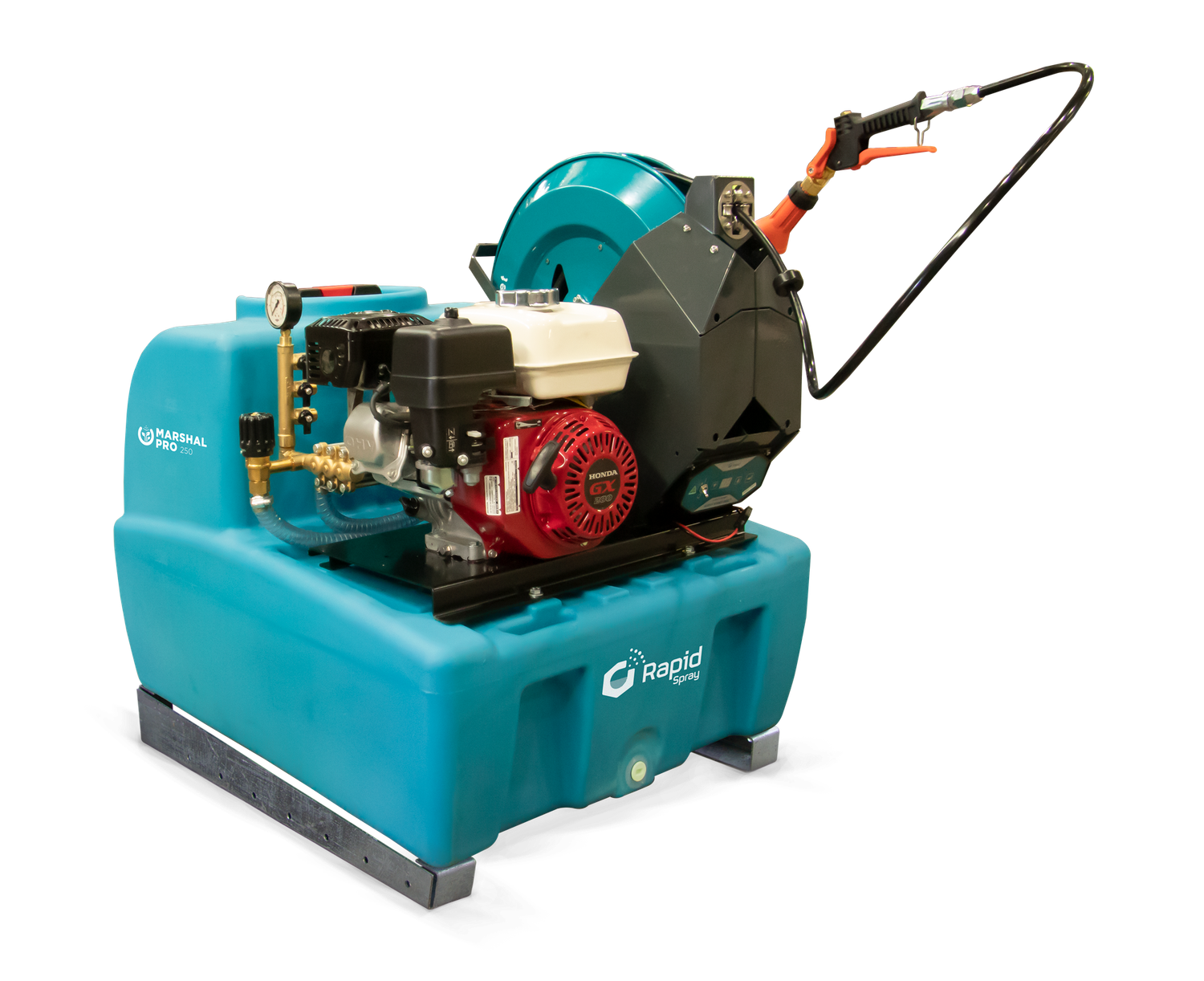 RapidSpray Marshal Pro 250lit w/ 100m Buddy Reel