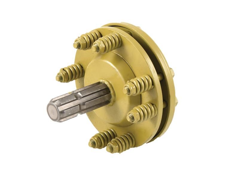 PTO Friction Clutch - In Line - Female spline 1 3/8&#39;&#39;-6 x Male spline 1 3/8&#39;&#39;-6 with Clamp Bolt. (45-60hp)