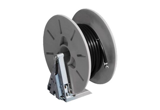 RapidSpray 30m Base Mount Manual Poly Hose Reel