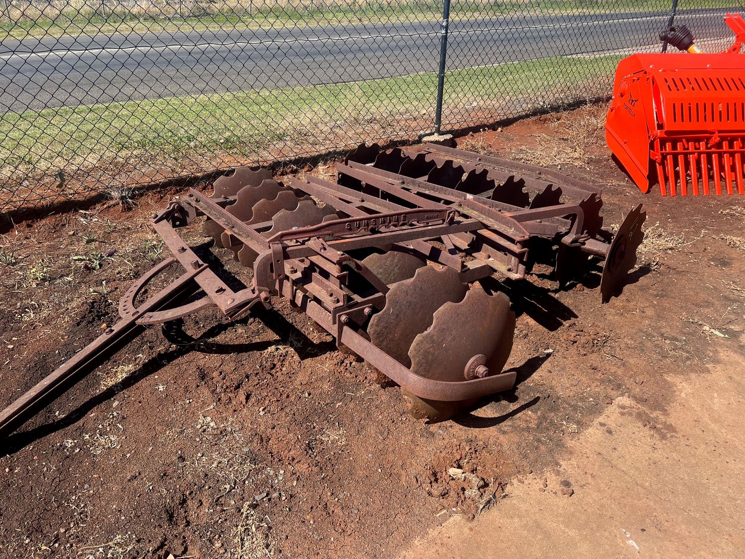 Massey Ferguson Sunshine offset plow