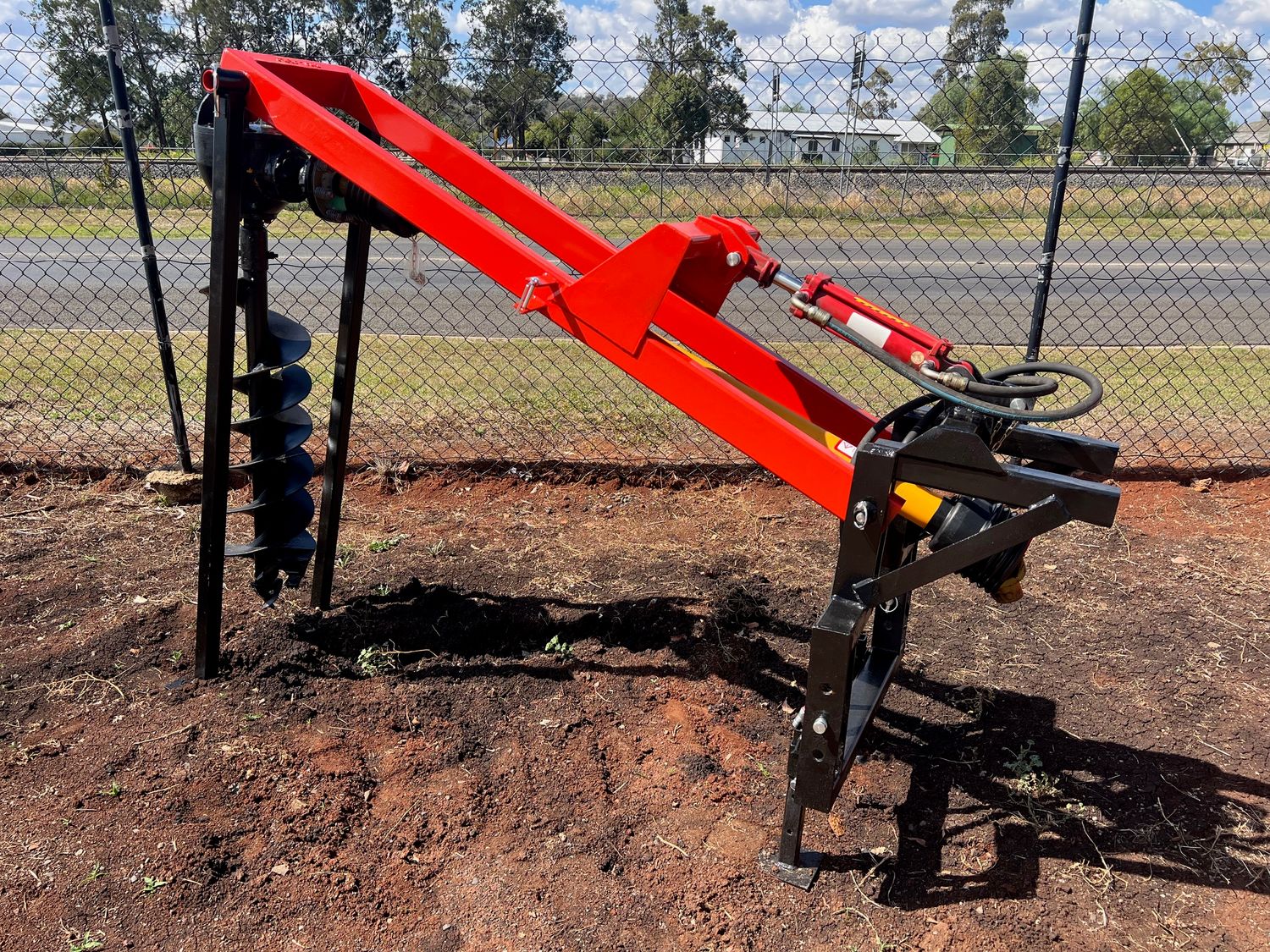 Heavy Duty Hydraulic post hole digger