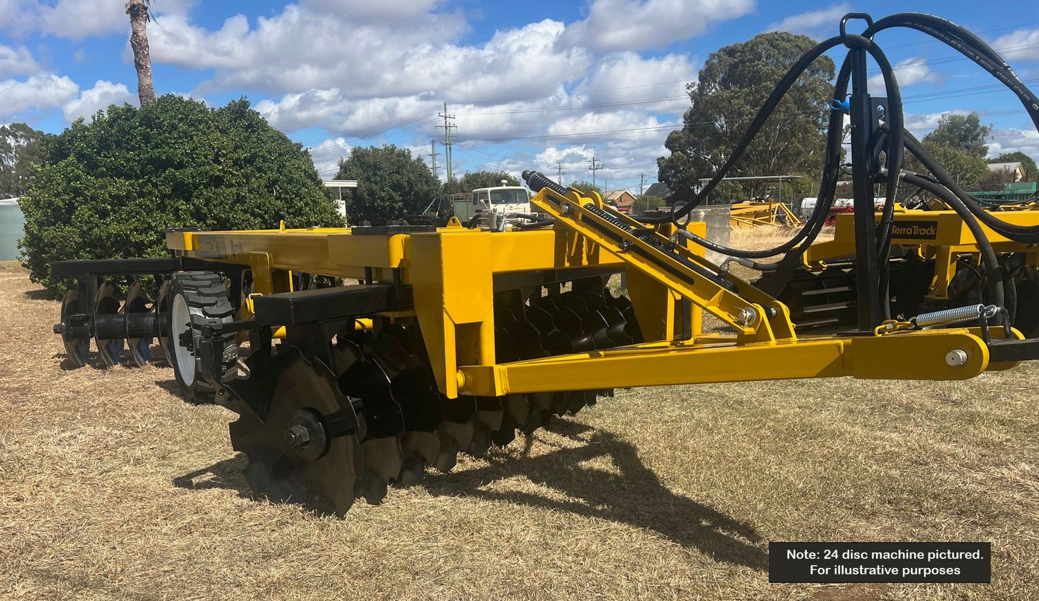 Metis TerraNova 20 plate offset disc with "Hydra-Just"