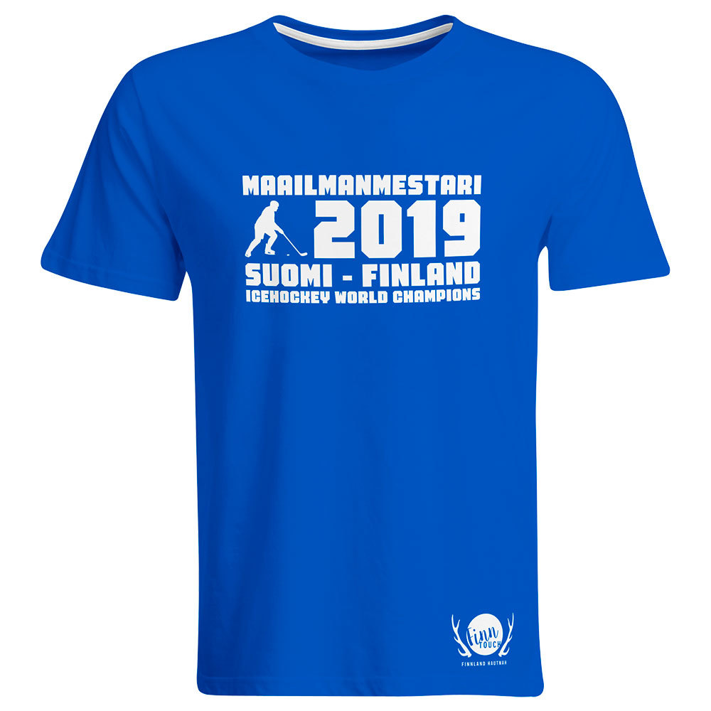 "Maailmanmestari 2019 Suomi Finland" T-Shirt (Men) M1-FT 92064