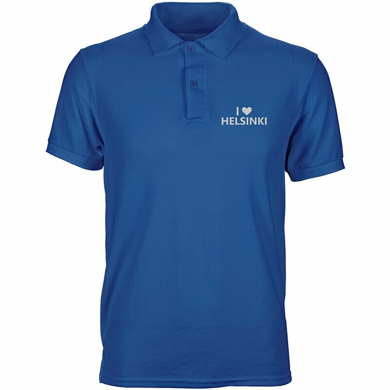 "I love Helsinki" Polohemd (Unisex)