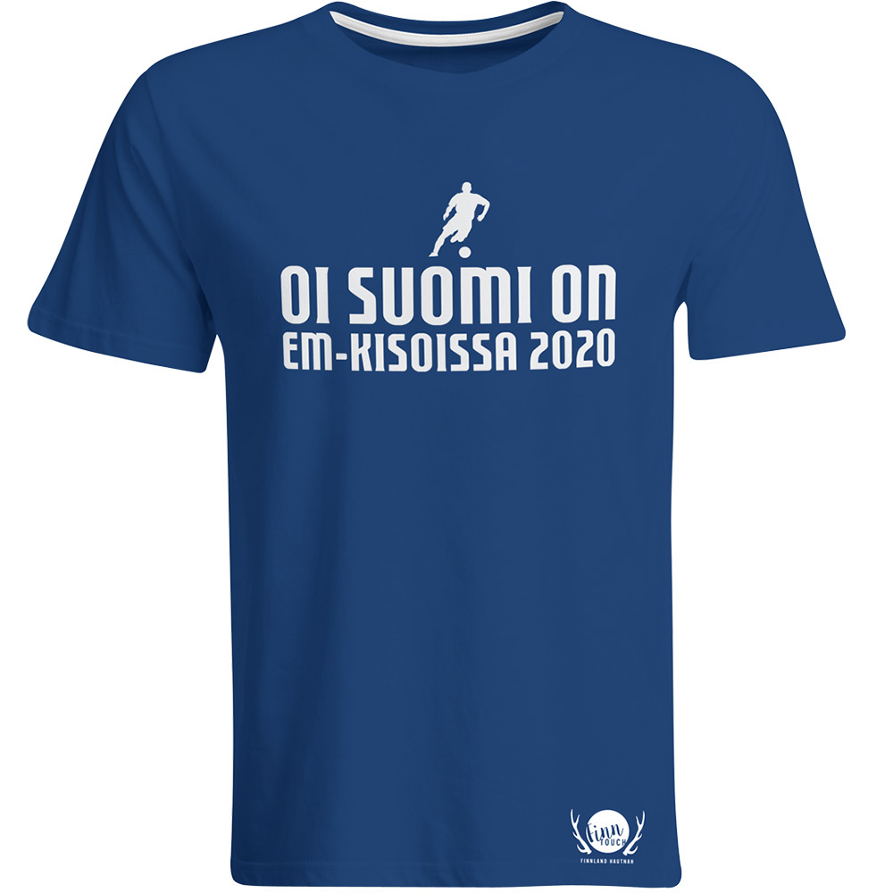 "Oi Suomi on EM-kisoissa 2020" T-Shirt (unisex) M1-FT 92124
