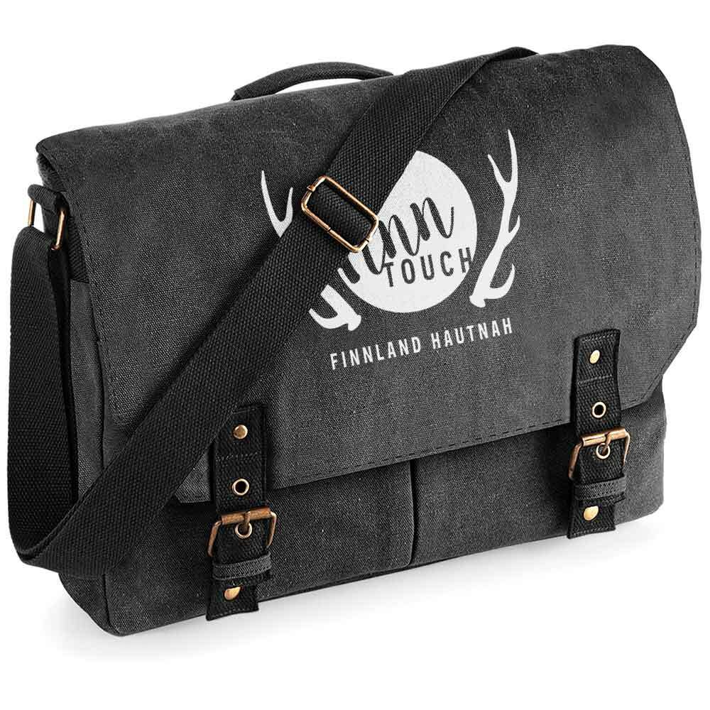 "FinnTouch" Premium Schultertasche im Vintagelook