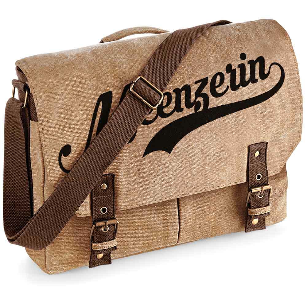 "Meenzerin" Premium Schultertasche im Vintagelook M1-RHL 92159