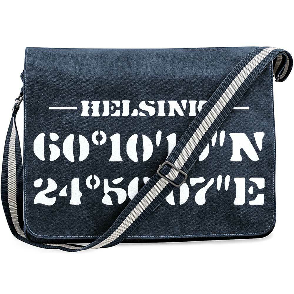 "Helsinki" Premium Messengertasche im Vintagelook M1-FT 11184