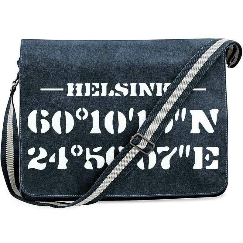 "Helsinki" Premium Messengertasche im Vintagelook