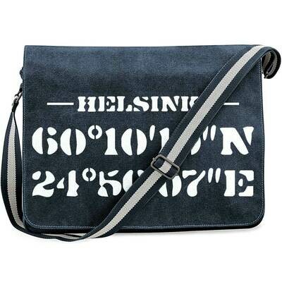 "Helsinki" Premium Messengertasche im Vintagelook