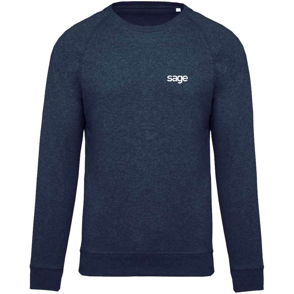 Sage Premium Pullover mit gesticktem V-Einsatz am Kragen M1-SAGE 92140
