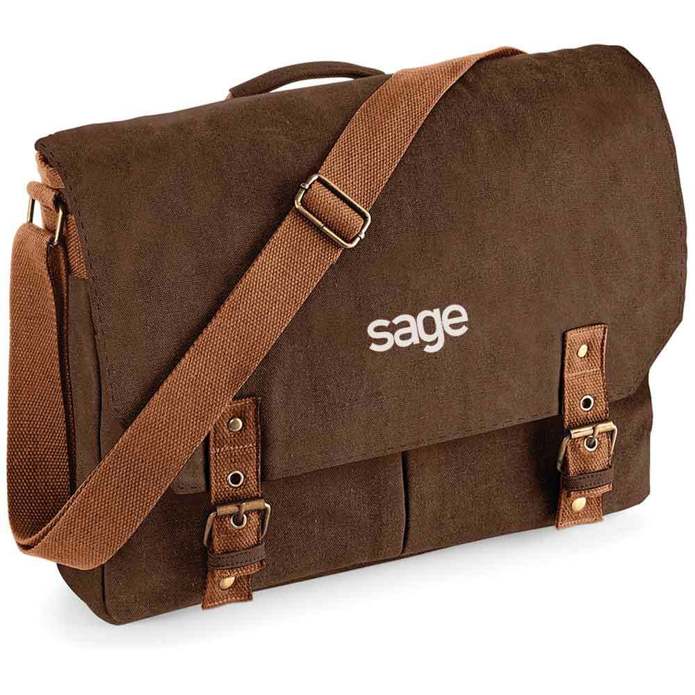SAGE Premium Schultertasche im Vintagelook M1-SAGE 67373
