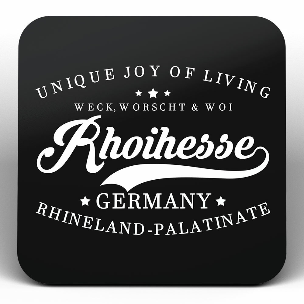 Weck, Worscht & Woi MDF Hartfaser Untersetzer