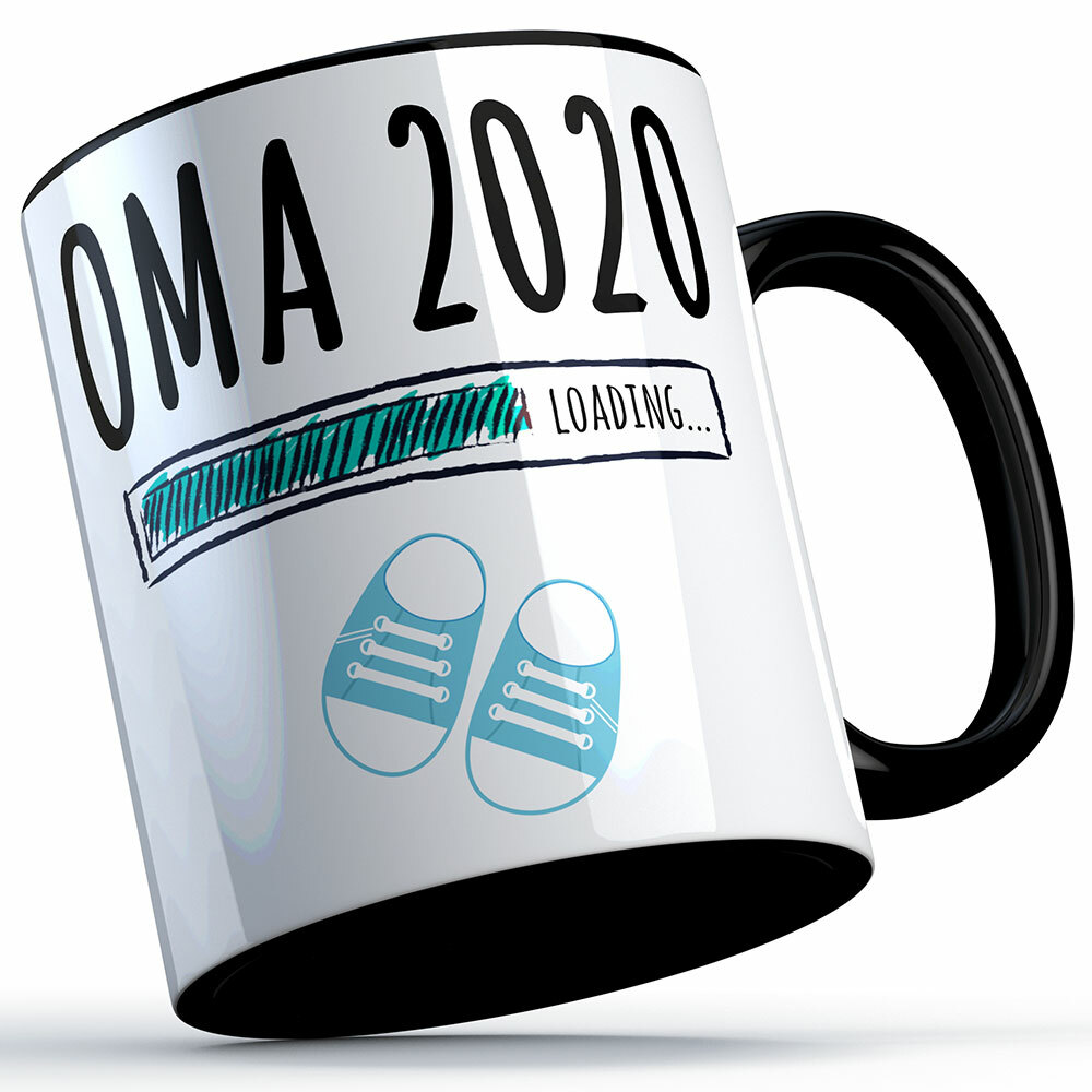 "Oma 2020 loading... (Junge)" Tasse (4 Varianten)