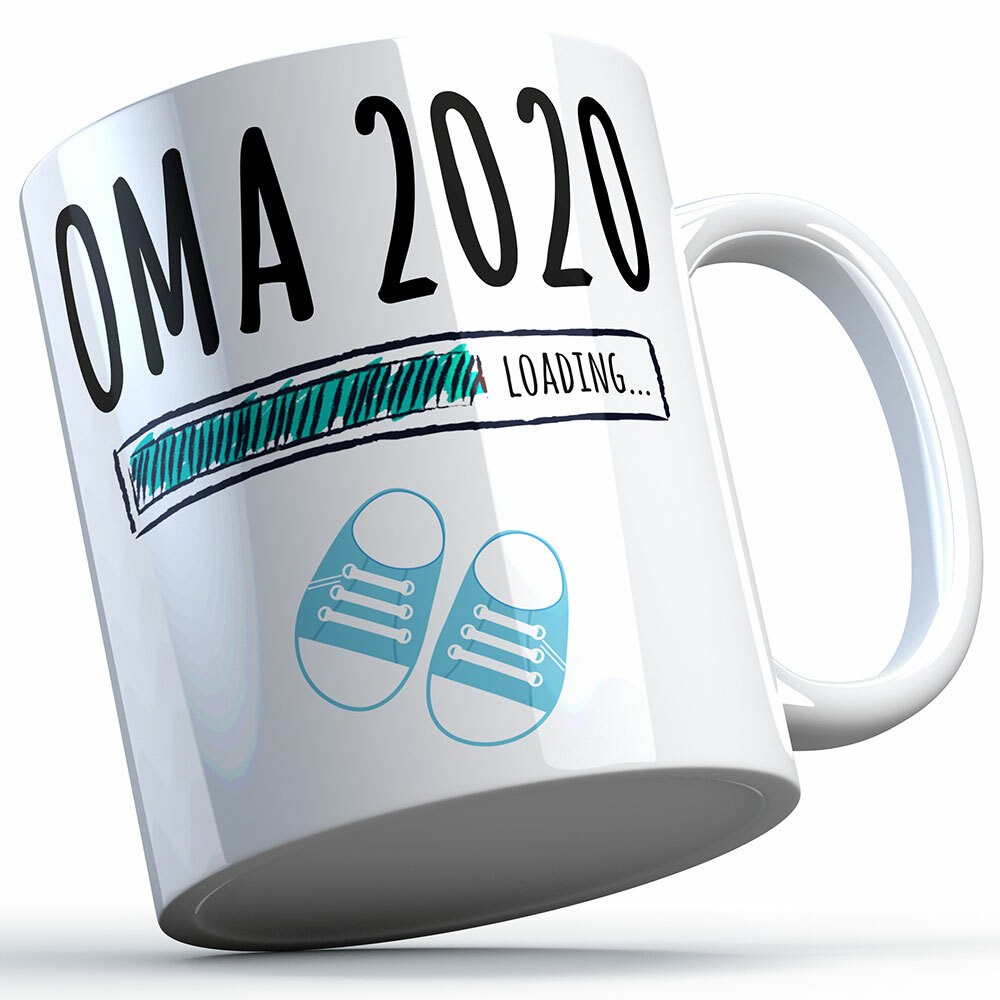 "Oma 2020 loading... (Junge)" Tasse (4 Varianten)