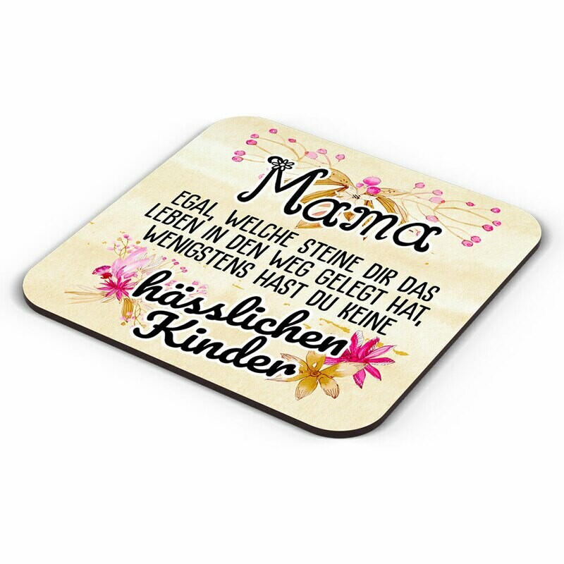 Mama egal welche Steine dir das Leben in den Weg gelegt hat... Tasse inkl. passendem Untersetzer lustige Sprüchetasse (5 Varianten)