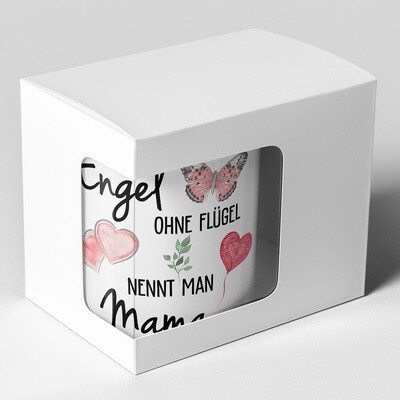 "Engel ohne Flügel nennt man Mama" Tasse lustige Sprüchetasse (5 Varianten)